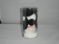 Kindermtze Panda wei / schwarz  - 00091