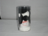 Kindermtze Panda wei / schwarz  - 00091